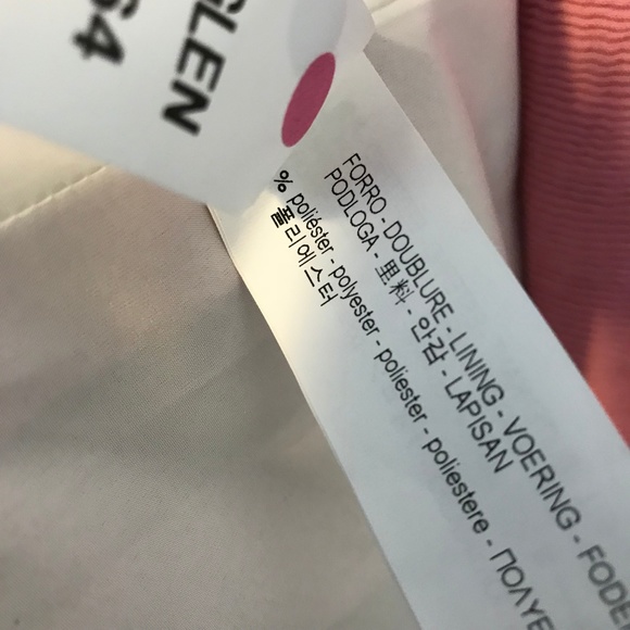 Zara Basic Textured Weave Coat Jacket Pink Size XS - Picture 4 of 7